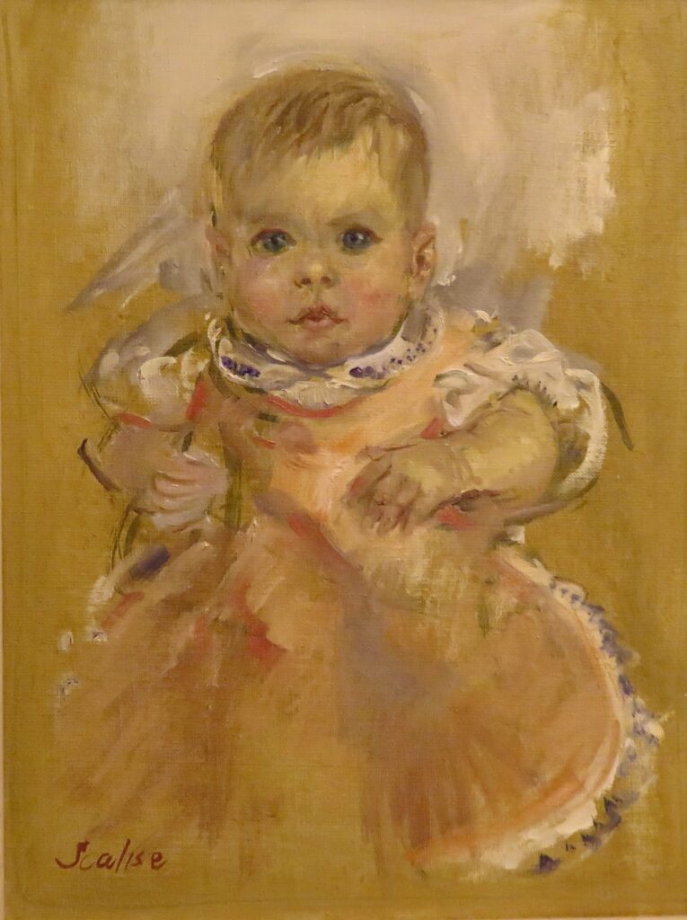 Baby in Pink, Oil
