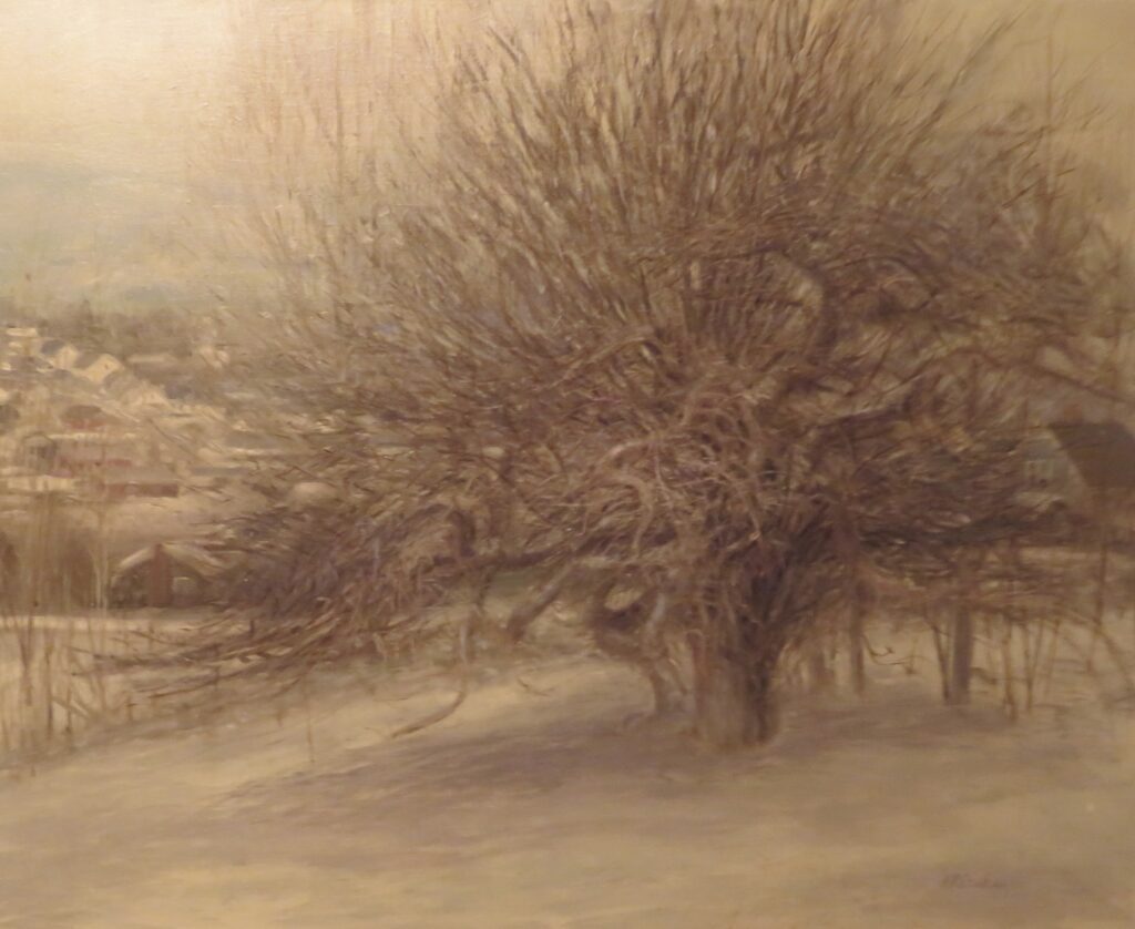 Apple Tree, Winter, Oil